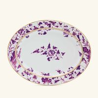 bernardaud prunus bread butter plate round purple 16cm