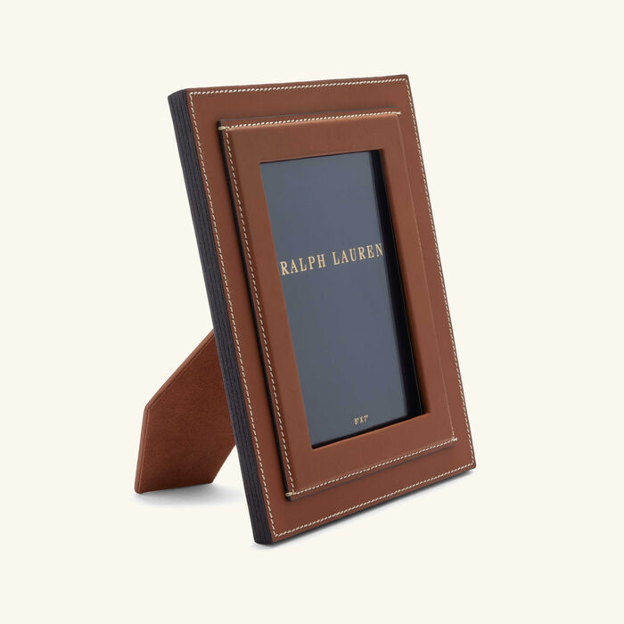 ralph lauren home brennan picture frame brown 12x17cm