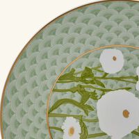 bernardaud praiana charger plate round green 31cm