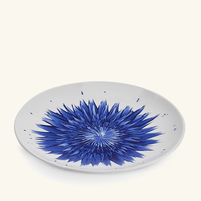 bernardaud in bloom bread butter plate round blue 16cm