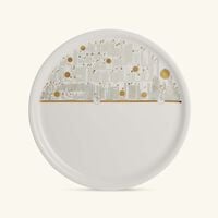 dimlaj hayat serving platter round gold 32cm