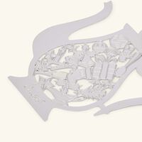 كريستوفل قطعة الزينة تريزور دارجان 2024 على شكل إبريق شاي بحجم صغير من البالاديوم