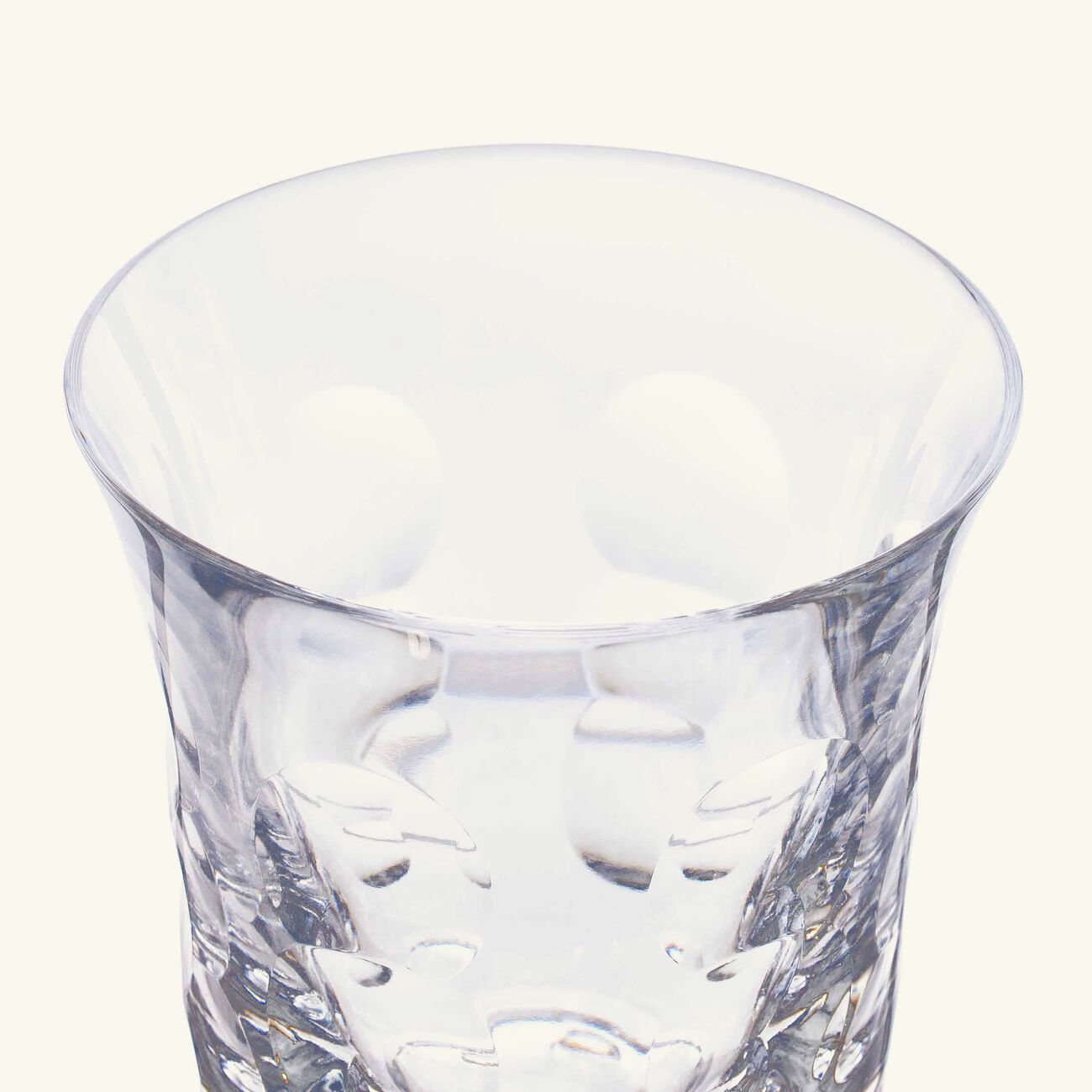 christofle kawali drinking glass clear