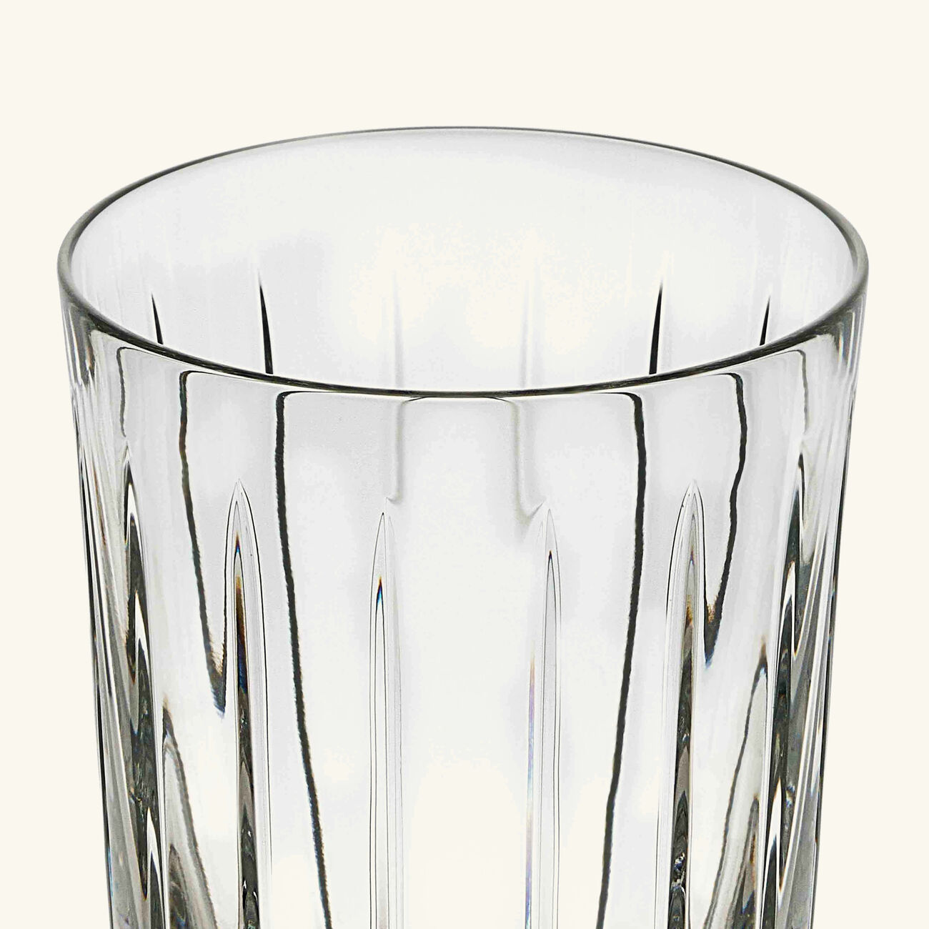 christofle iriana highball drinking glass clear