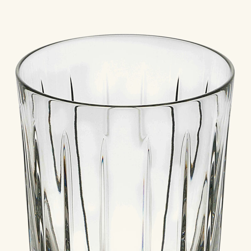 christofle iriana highball drinking glass clear