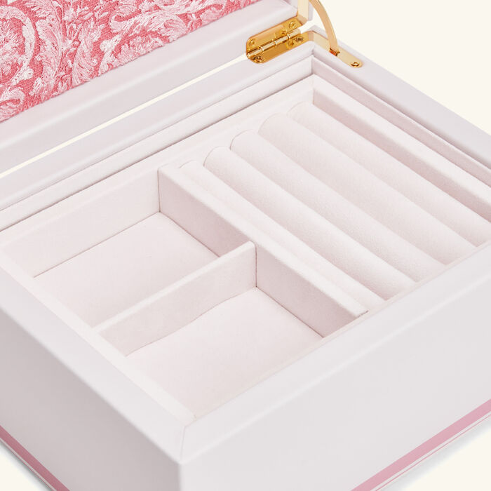 versace barocco jewelry box pink