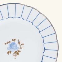 bernardaud brocante bread butter plate round blue 16cm