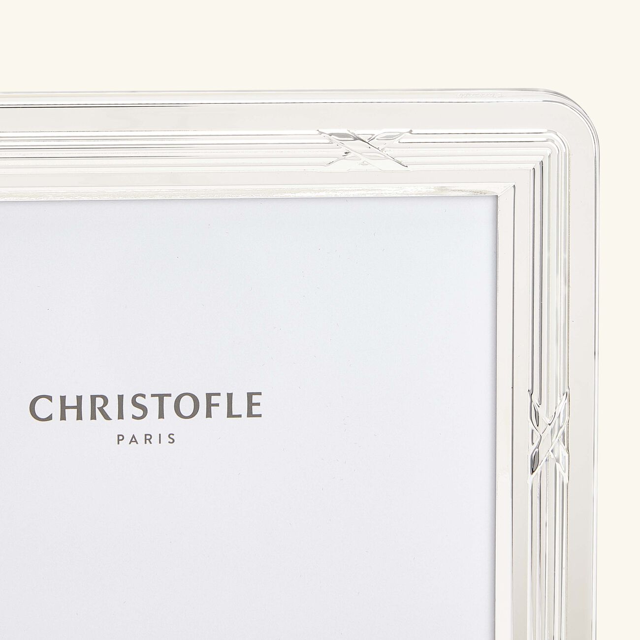christofle rubans picture frame silver plated 8x13cm