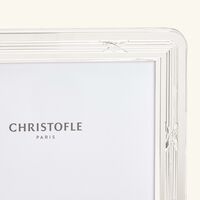 christofle rubans picture frame silver plated 8x13cm