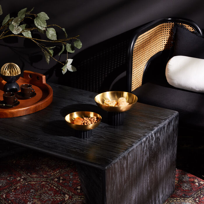 ira udaipur bloom bowl black 18cm set of 2