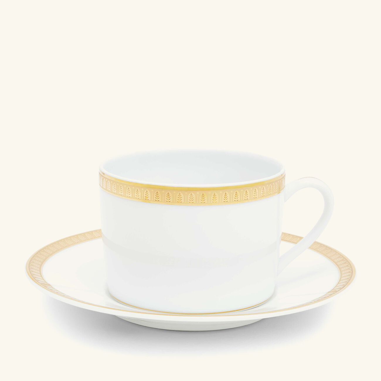 christofle albi tea cup saucer silver