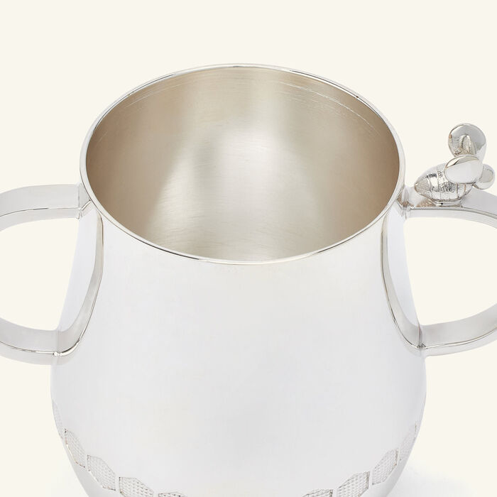 christofle beebee baby cup silver plated