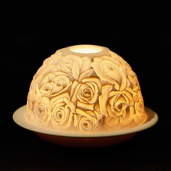 bernardaud roses lithophanie