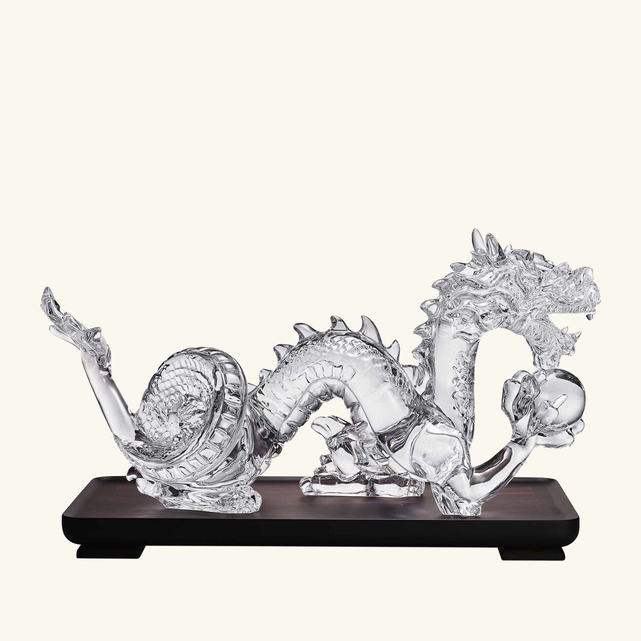 baccarat zodiaque dragon figurine medium clear limited edition