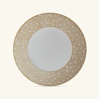 bernardaud mordore dinner plate round gold 26cm