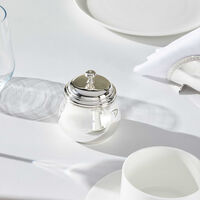 christofle albi sugar bowl silver plated