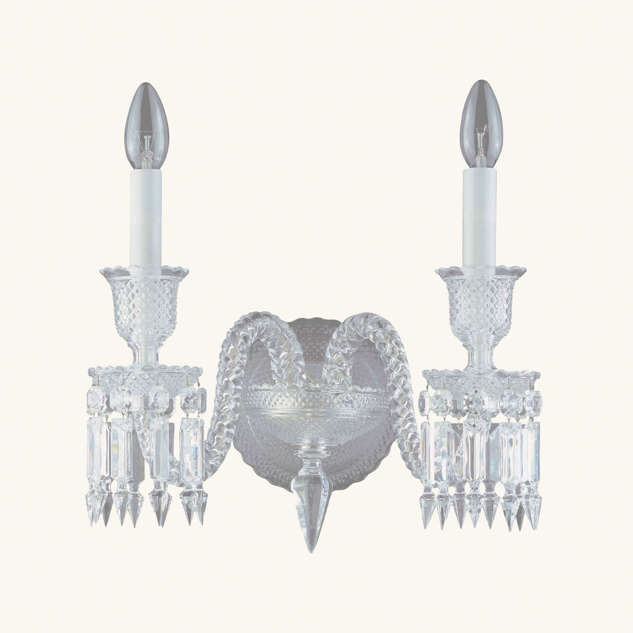 baccarat z nith wall light 2 lights