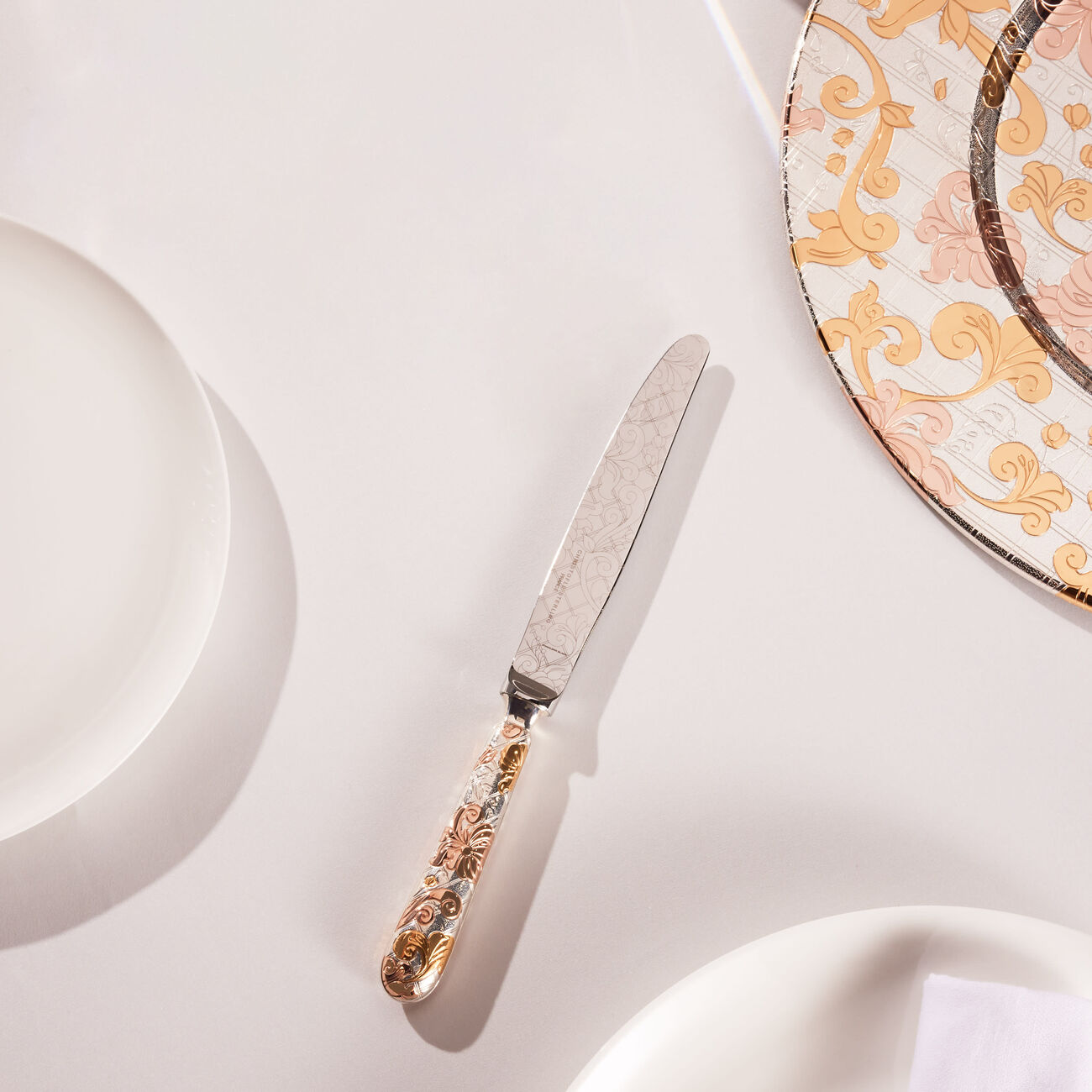 christofle jardin d eden knife gold