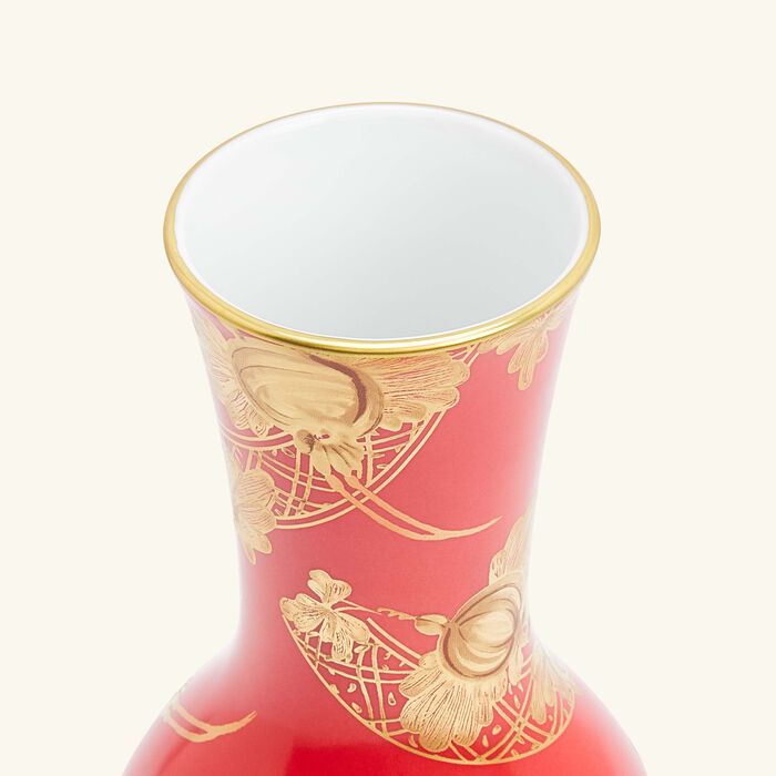 ginori 1735 oriente italiano tulip vase small red