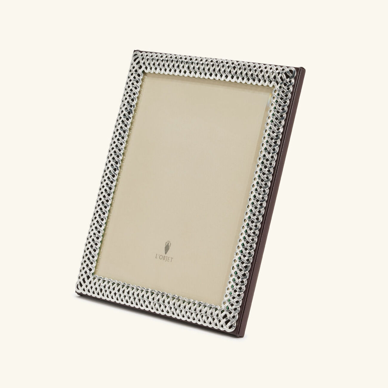 Braid Picture Frame Silver Plated l objet braid picture frame silver plated