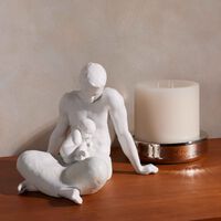 lladro the father sculpture small white