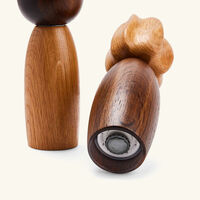 l objet picanto salt pepper mills brown set of 2
