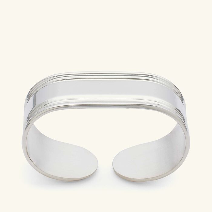christofle open marie rose napkin ring silver plated