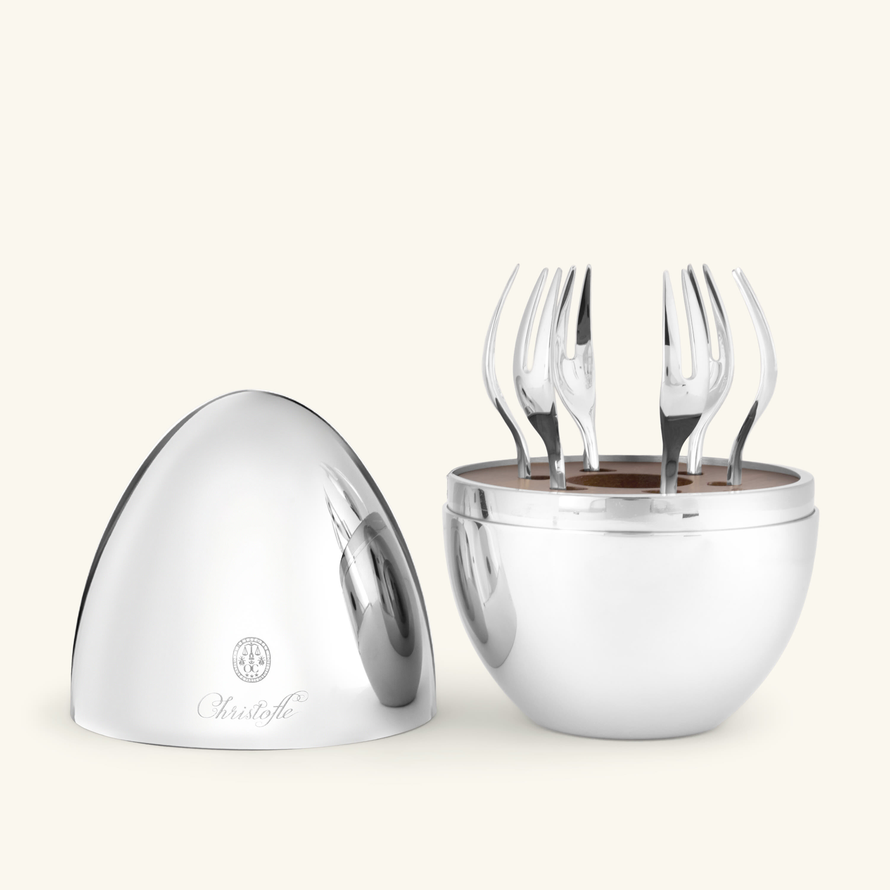 Christofle カクテルフォーク ★ ステンレス　6本セット 新品未使用】CHRISTOFLE クリストフル フォーク6本セット - メルカリ