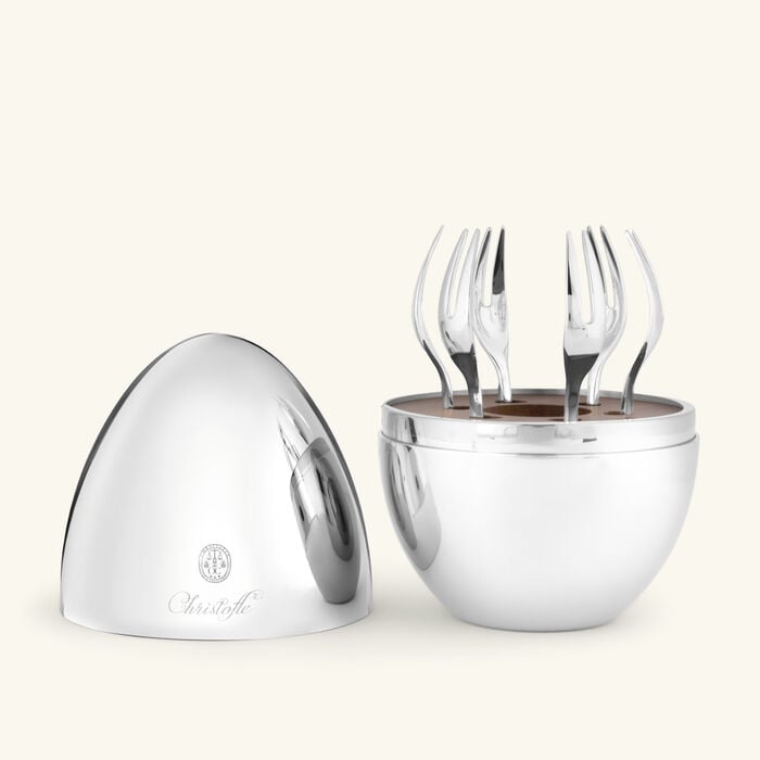 christofle mood mini cocktail fork silver set of 6