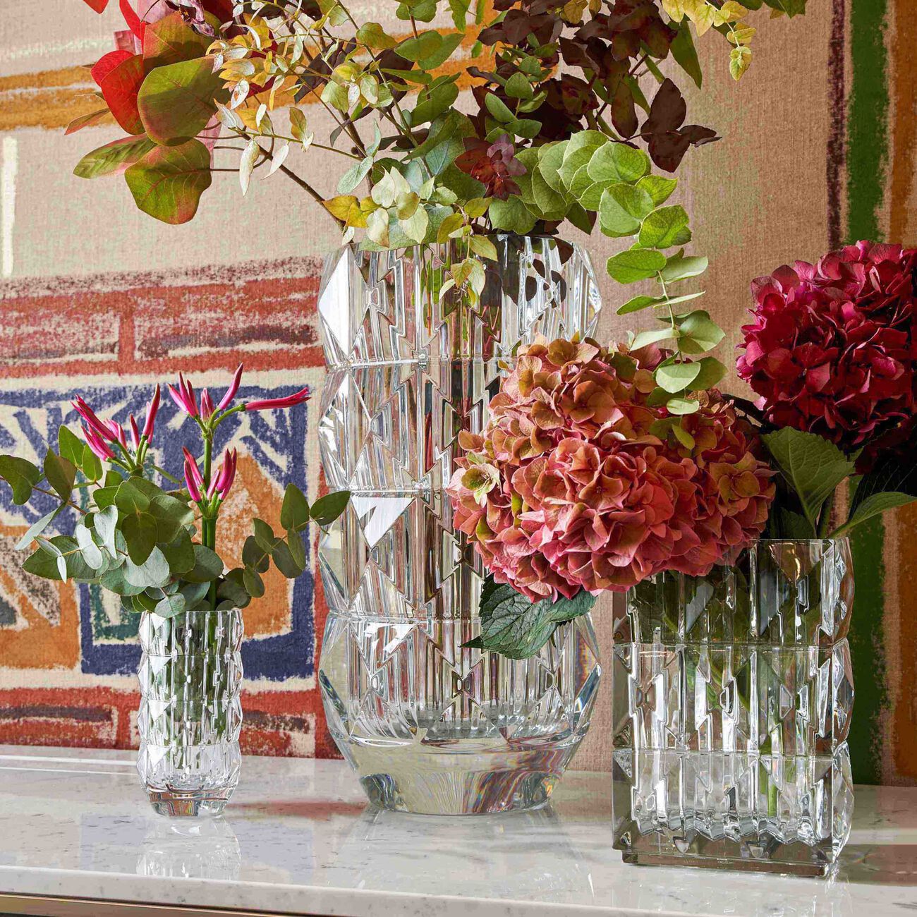 baccarat louxor vase round large clear