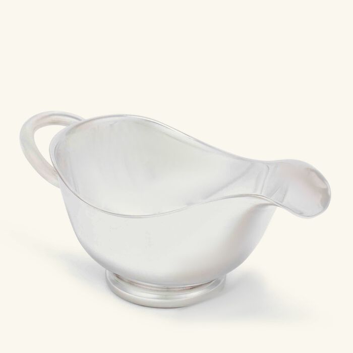 christofle vertigo gravy boat silver plated