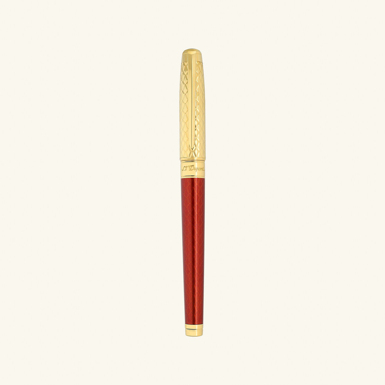 st dupont eternity fountain pen red