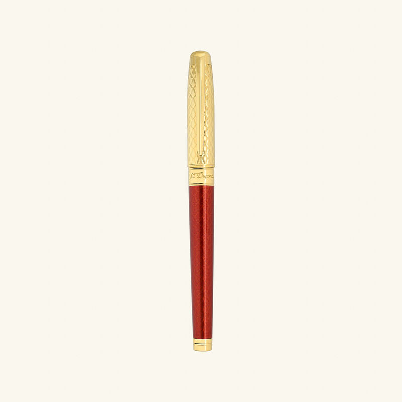 st dupont eternity fountain pen red