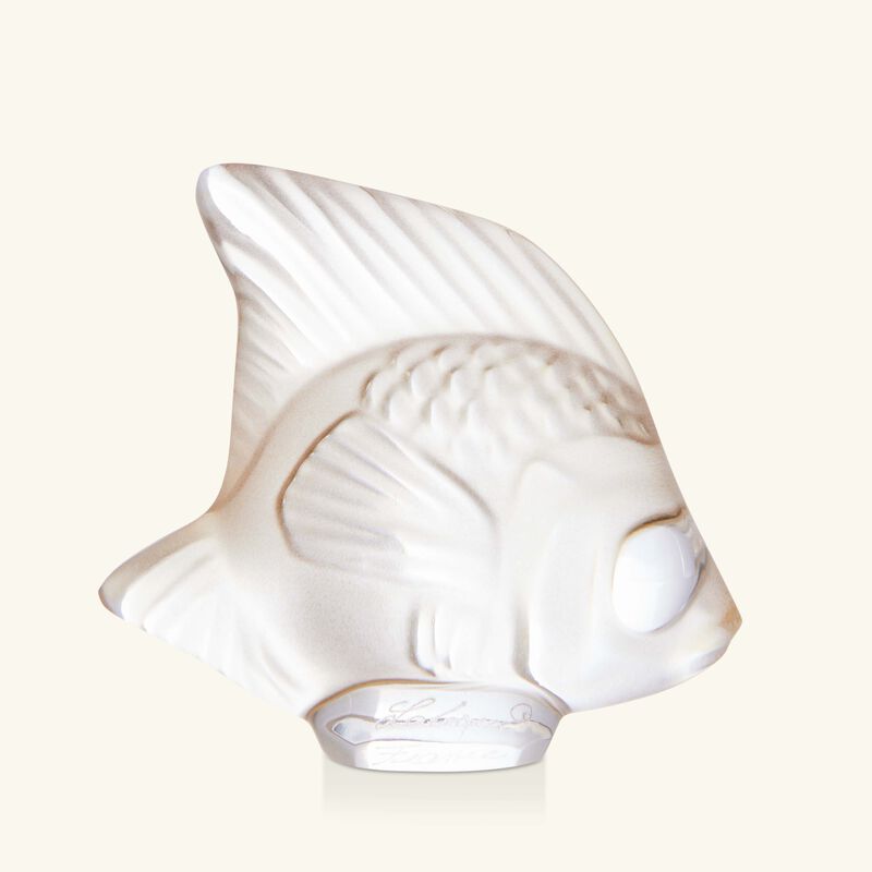 Fish Figurine Small Gold lalique fish figurine small gold