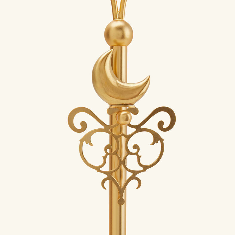 villari peacock extravaganza cake stand gold