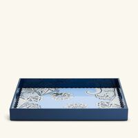 etro bloom tray rectangular blue