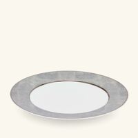 bernardaud sauvage dinner plate round grey 26cm