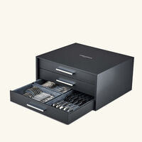 christofle infini flatware set 48 pieces silver plated