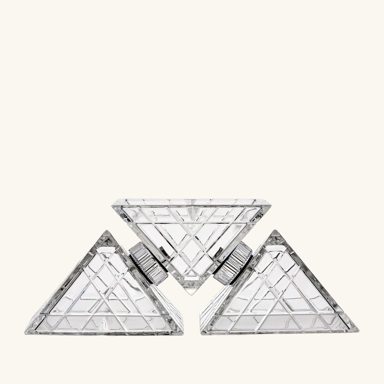 mario cioni c crystal pyramidion centerpiece clear