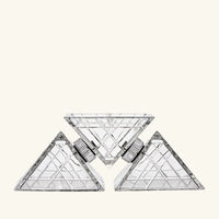mario cioni c crystal pyramidion centerpiece clear