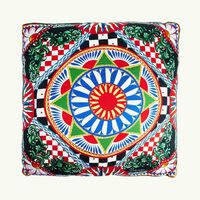 dolce gabbana casa carretto dessert plate round 19cm set of 2