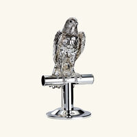 Faucon Hawk on High Basement Sculpture Medium Silver Plated Limited Edition christofle faucon hawk on high basement sculpture medium silver plated limited edition