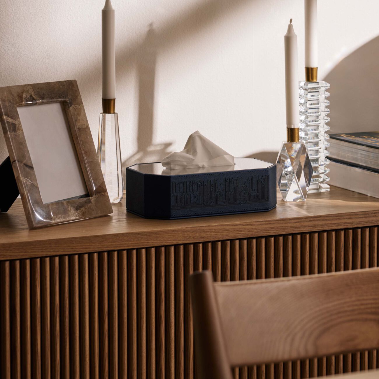 dimlaj hayat tissue box blue