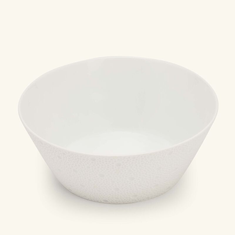 bernardaud ecume salad bowl white 20cm