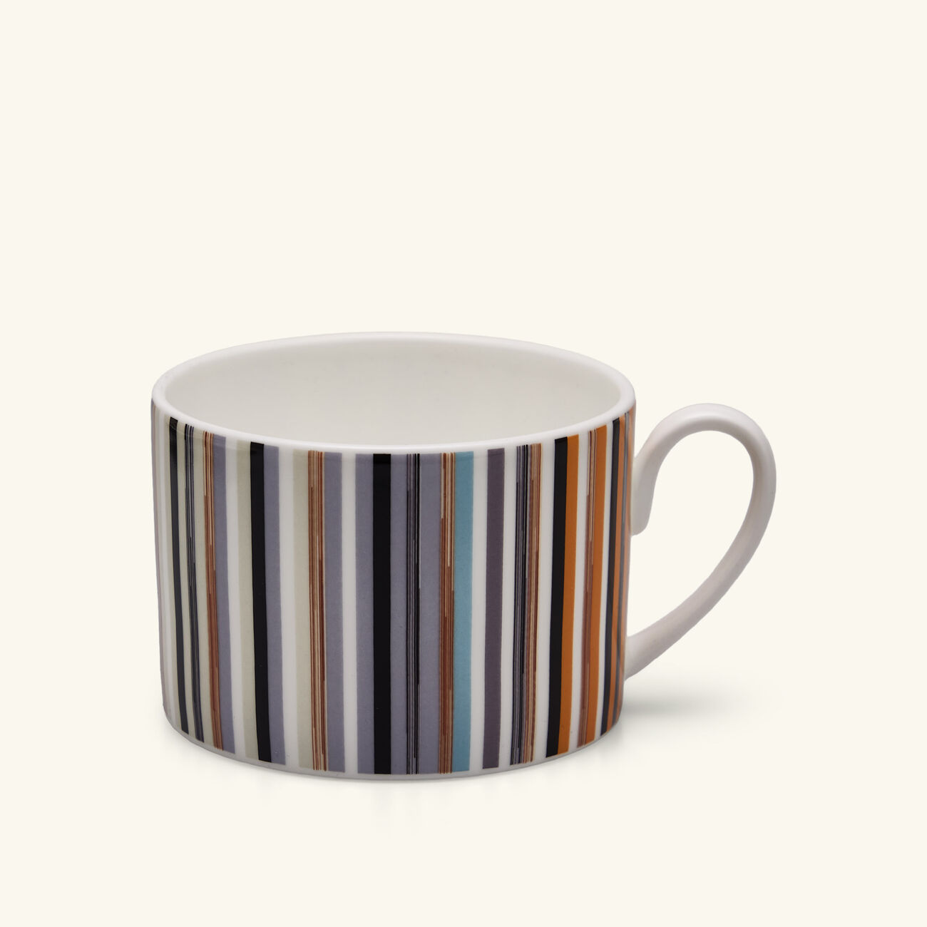STRIPES Tea Cup & Saucer Set of 2 missoni home stripes tea cup saucer set of 2