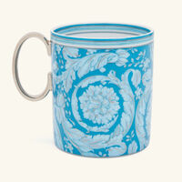 versace barocco mug blue