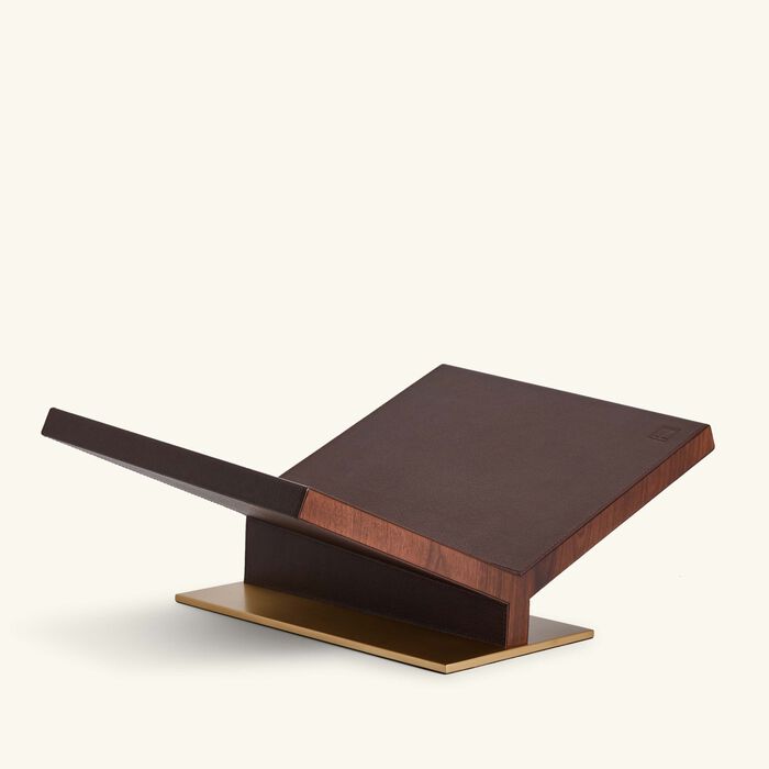assouline collector classic bookstand brown