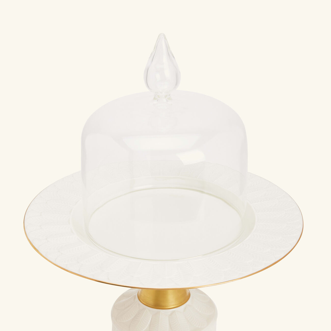 villari peacock cake stand