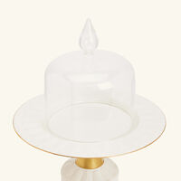 villari peacock cake stand