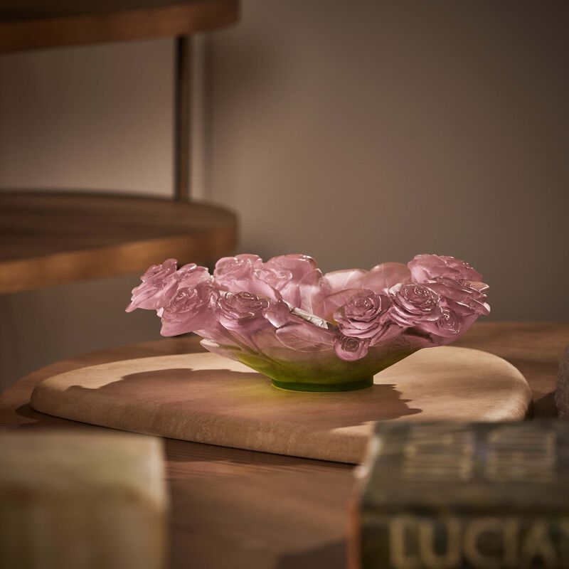 daum roses centerpiece pink